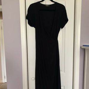 Maxi wrap dress